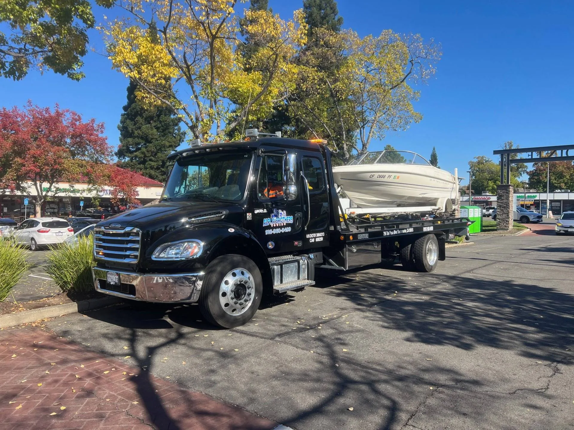 Night-time roadside recovery in Sacramento by Alpha Brothers